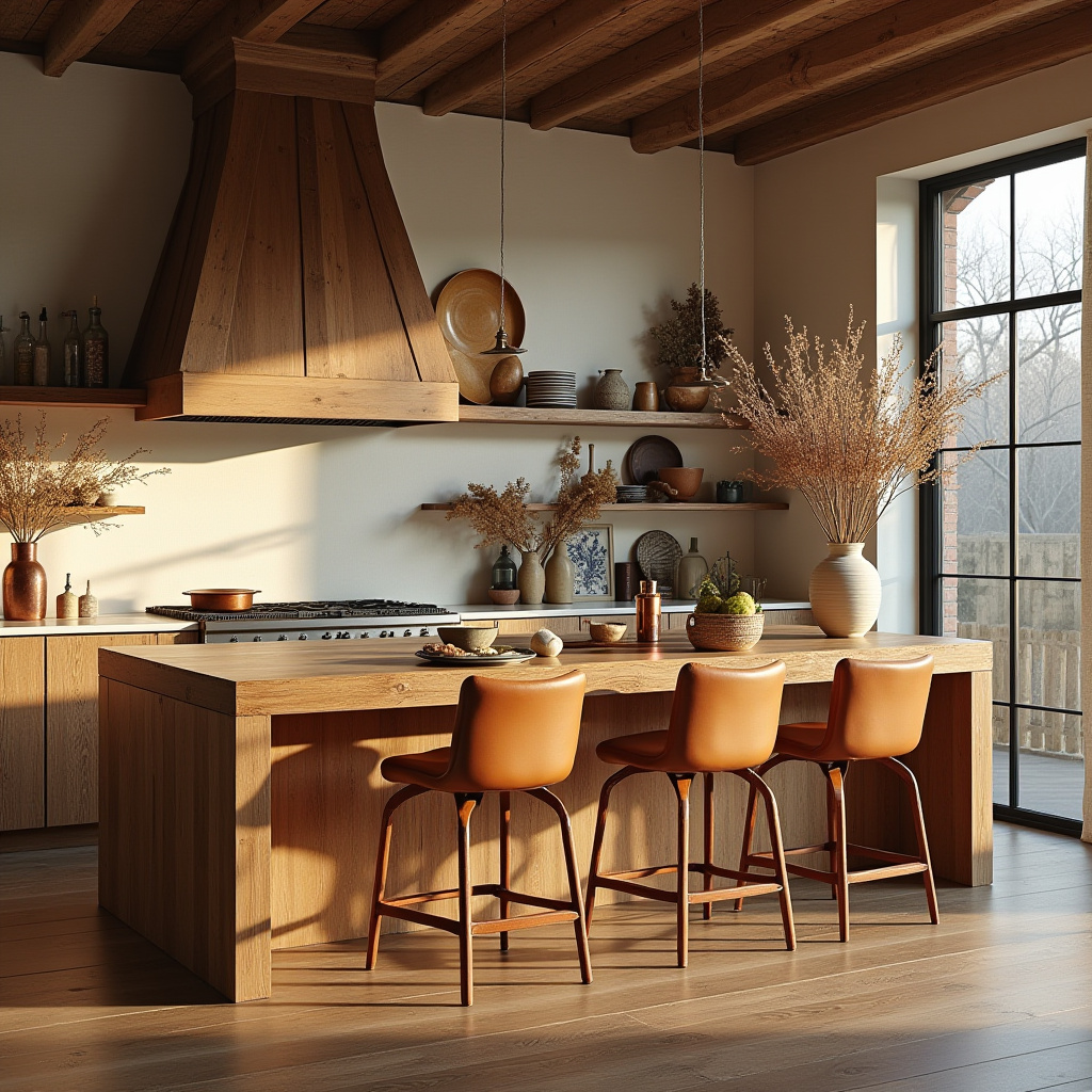 boho kitchen island decor 12