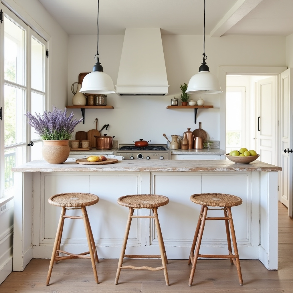 boho kitchen island decor 25