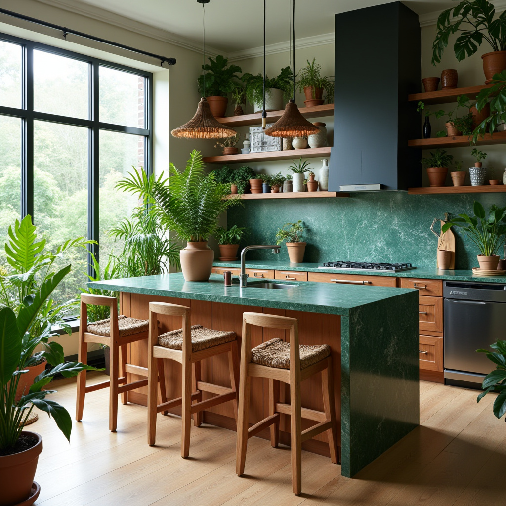 boho kitchen island decor 30