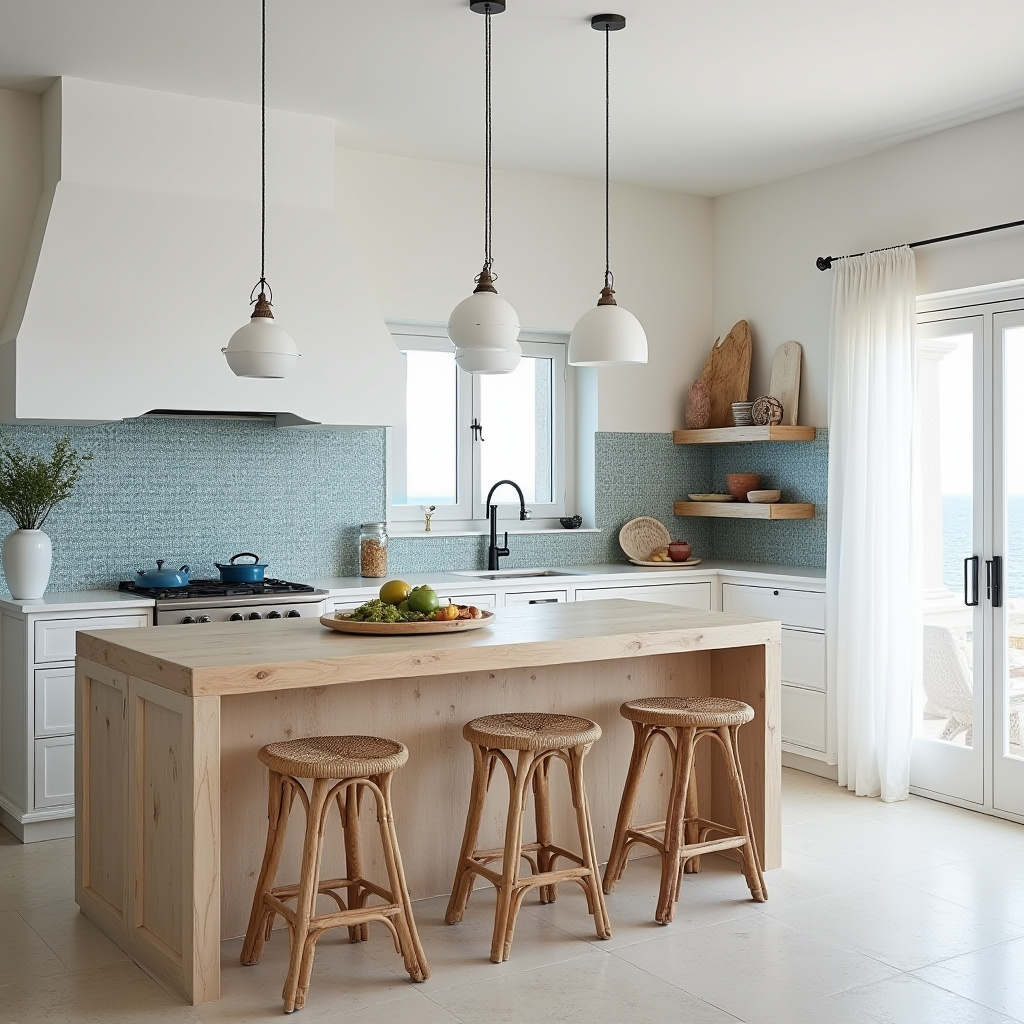 boho kitchen island decor 35