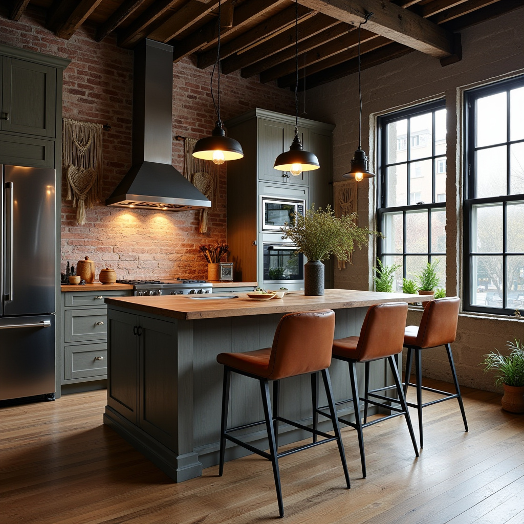 boho kitchen island decor 37
