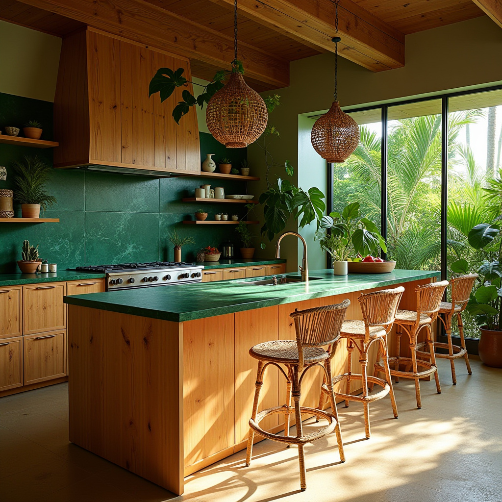 boho kitchen island ideas 14