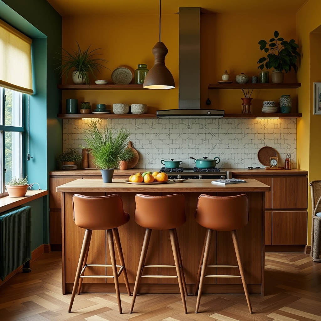 boho kitchen island ideas 25