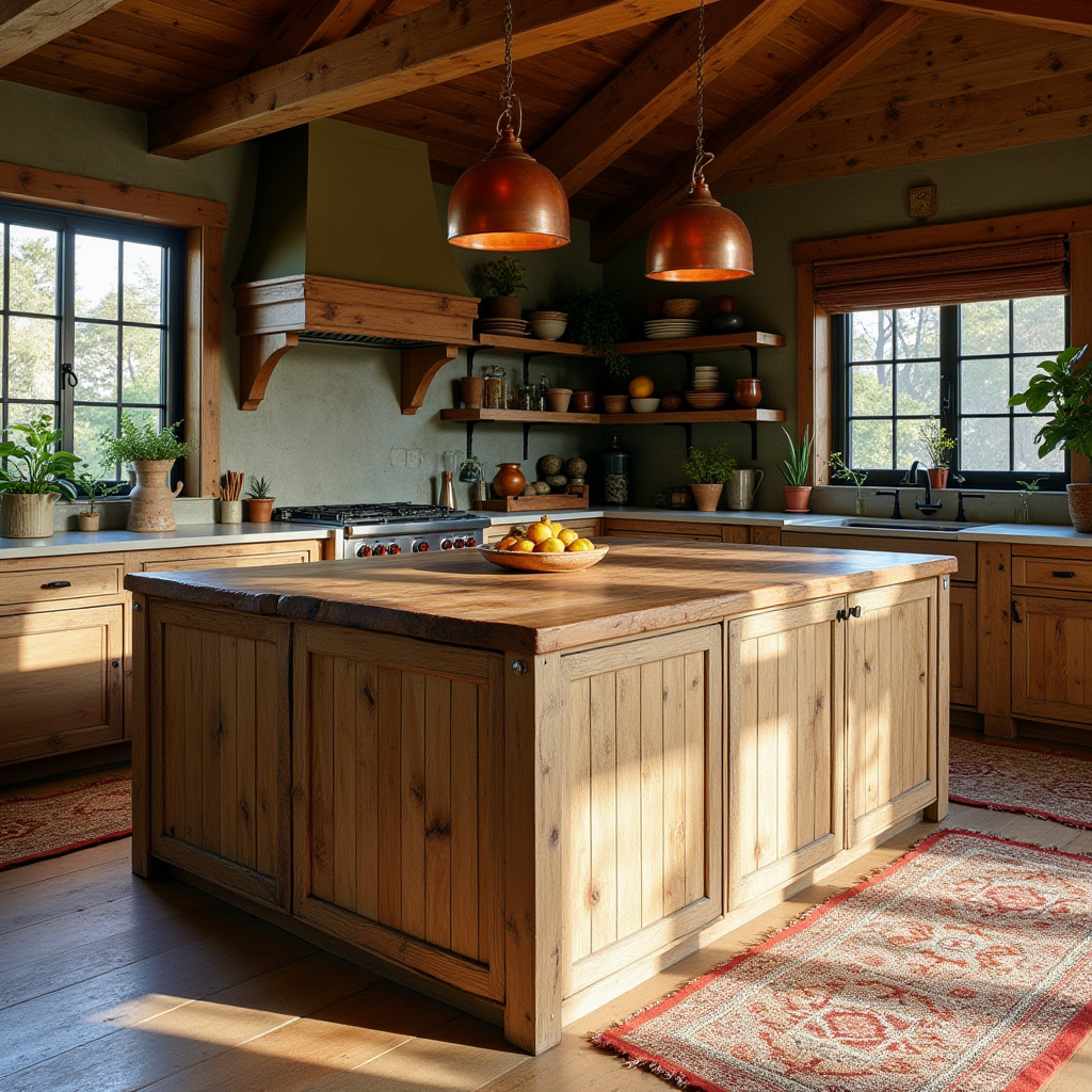 boho kitchen island ideas 4