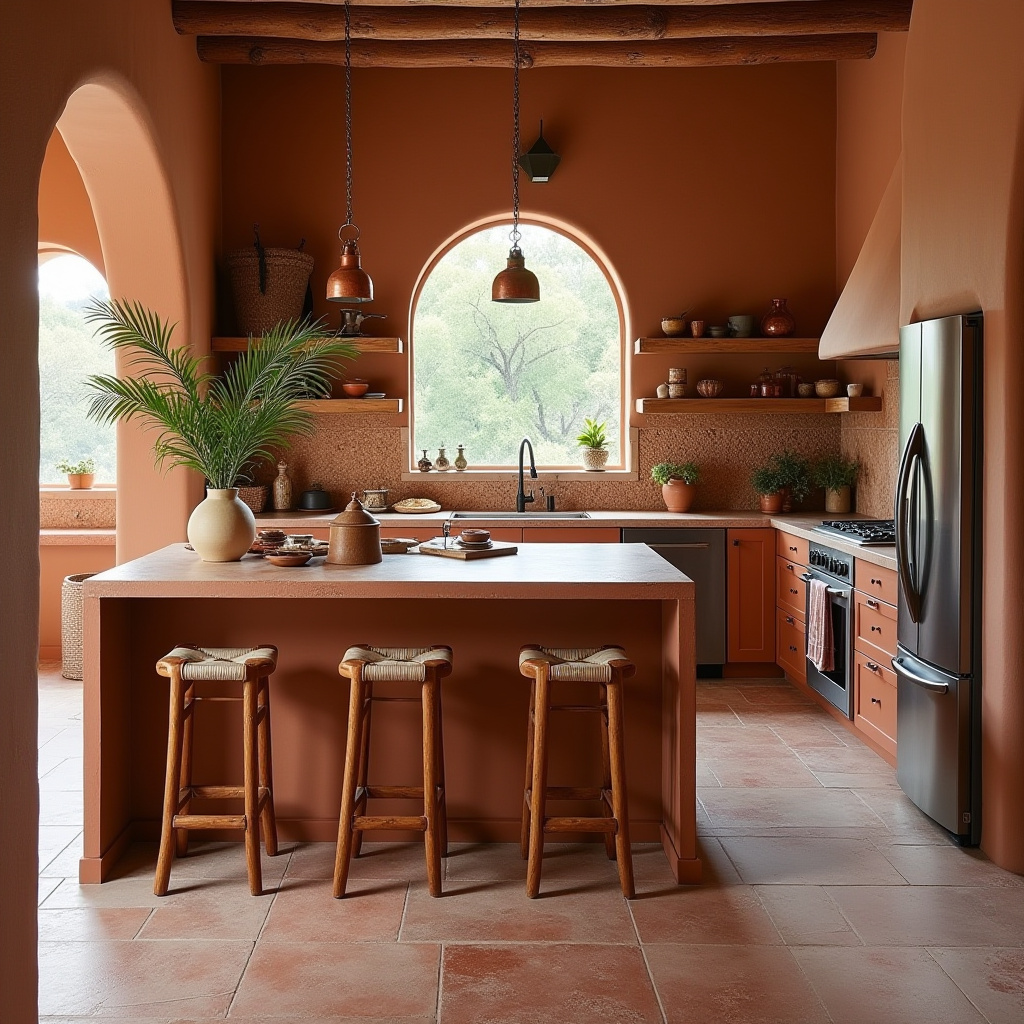 boho kitchen island ideas 9