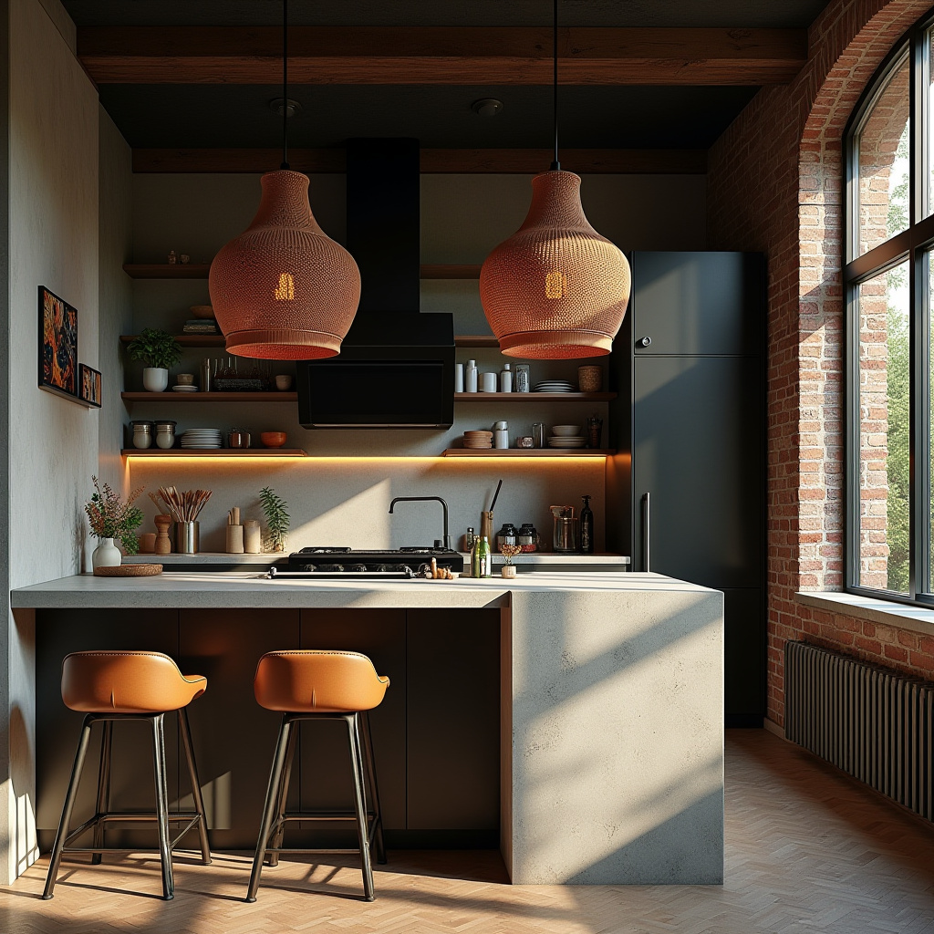 boho kitchen island lighting 14