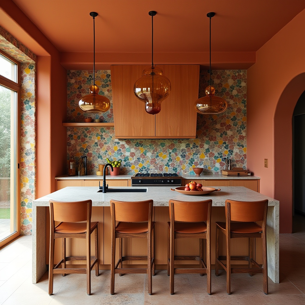 boho kitchen island lighting 34
