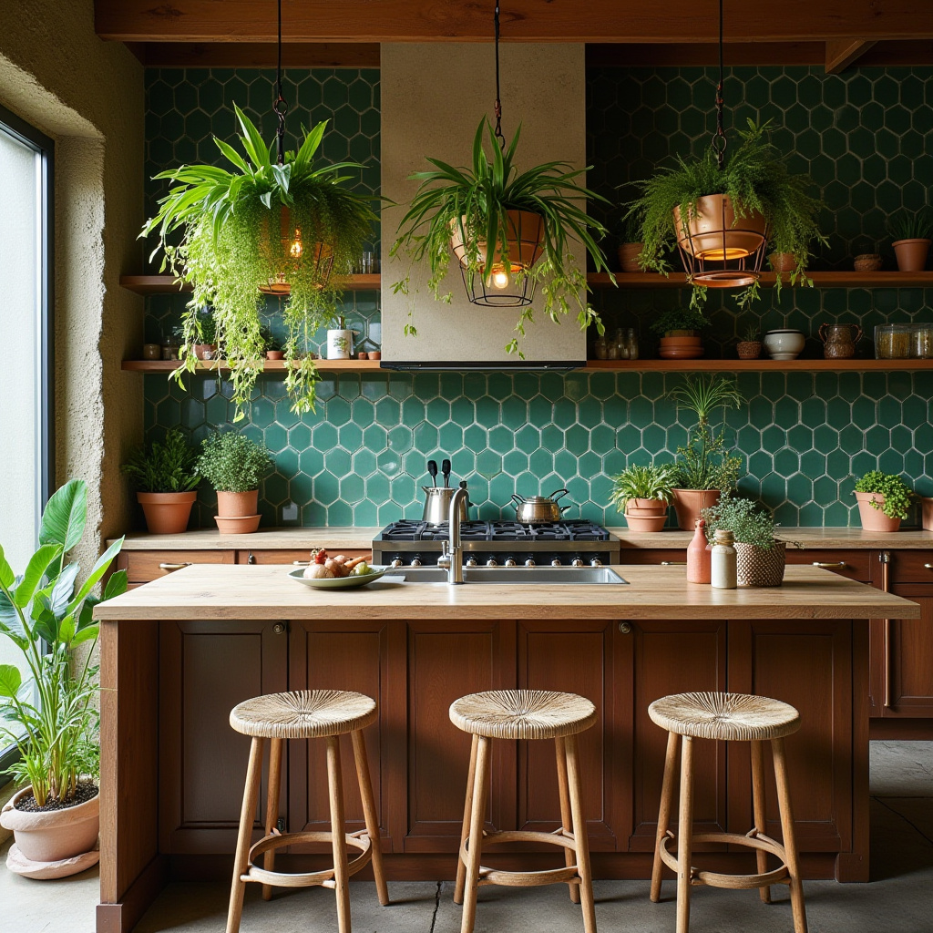 boho kitchen island lighting 35