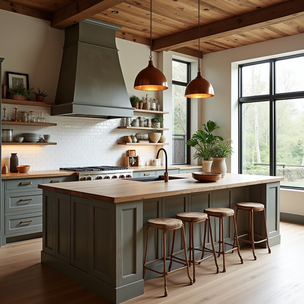 boho kitchen island lighting 4