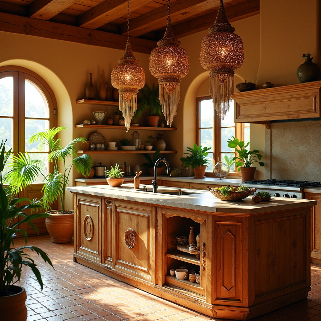 boho kitchen island lighting 5