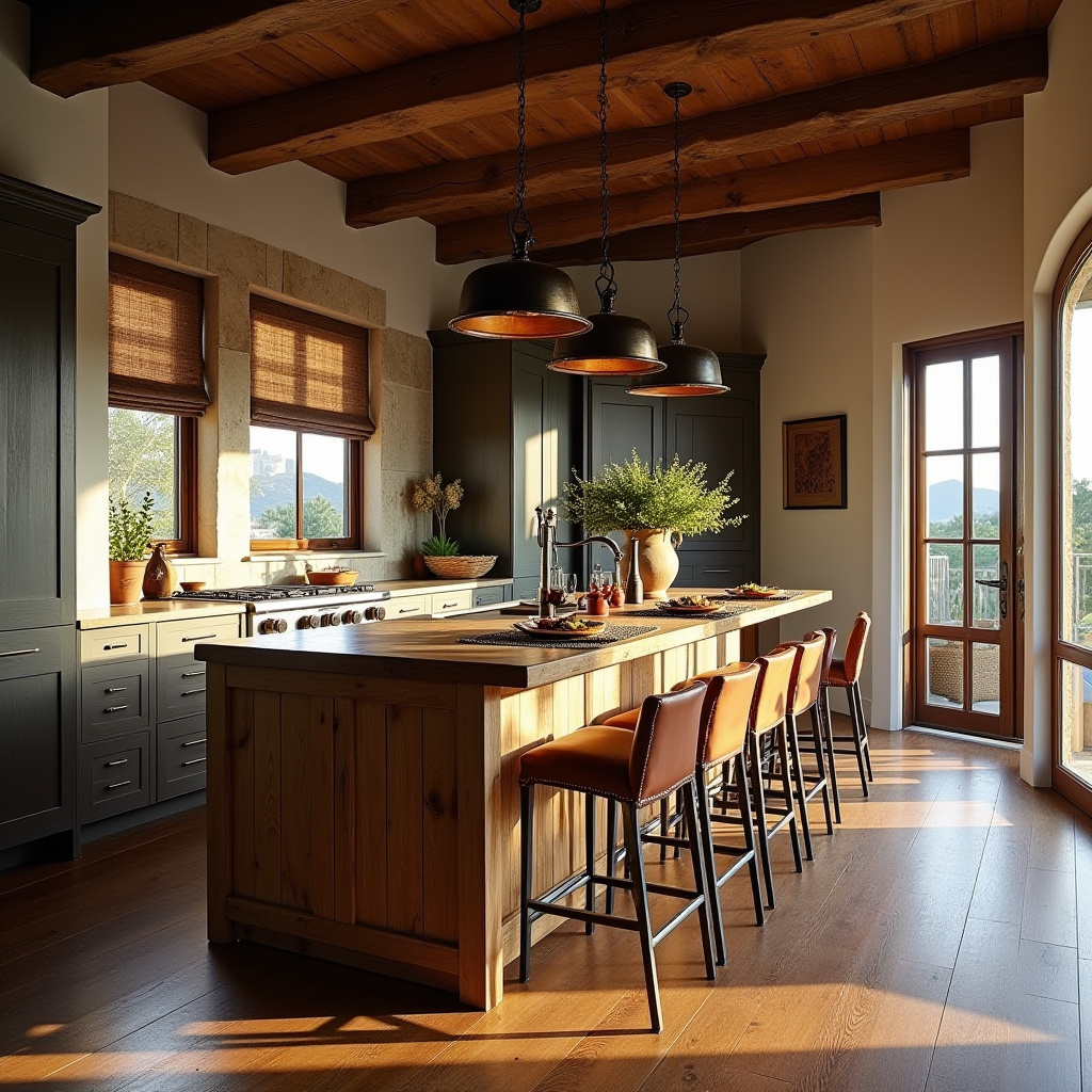 boho kitchen island lighting 7