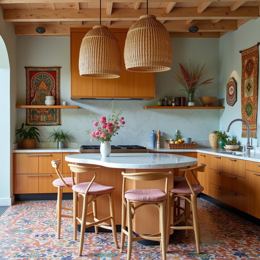 boho kitchen island lighting 9