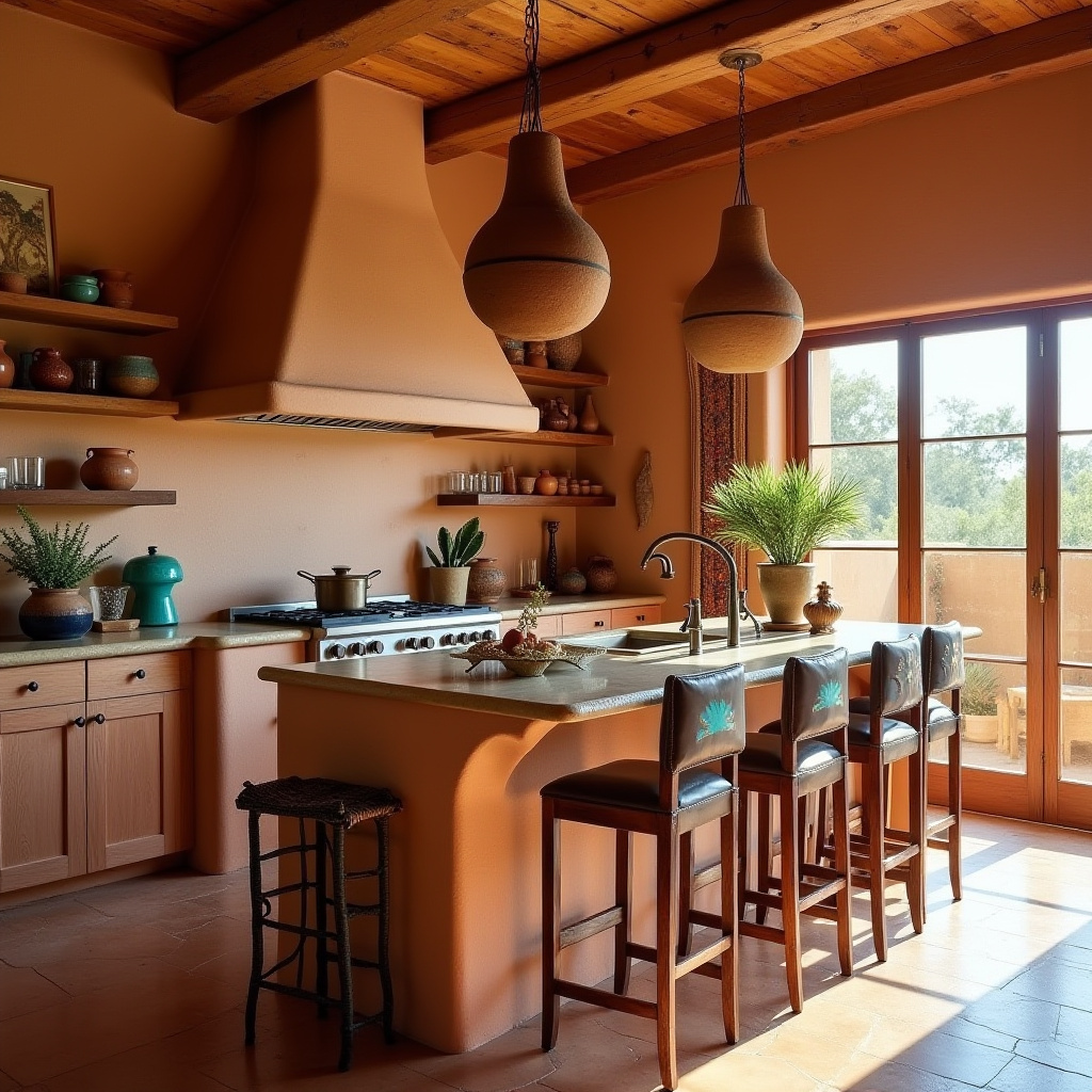 boho kitchen island pendant light 32