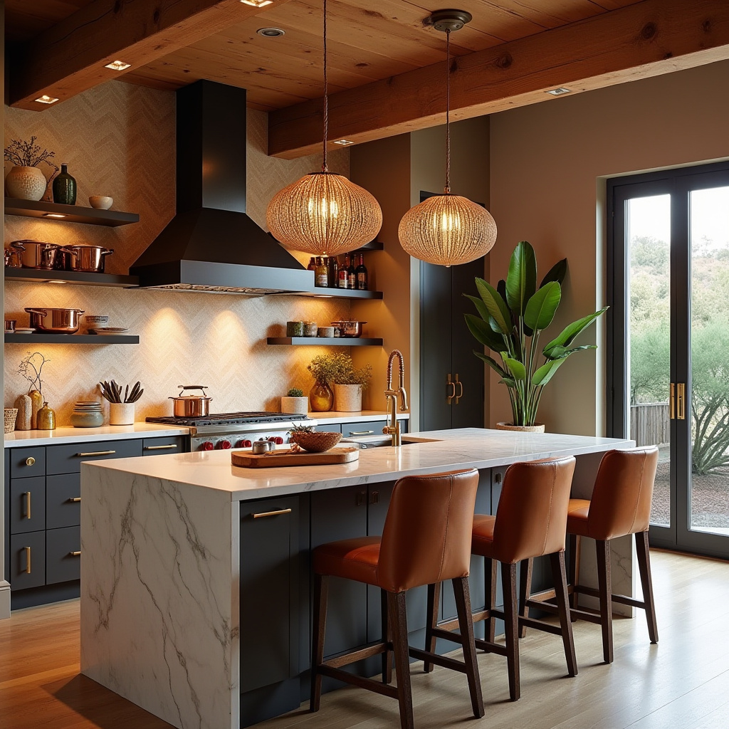 boho kitchen island pendant light 4