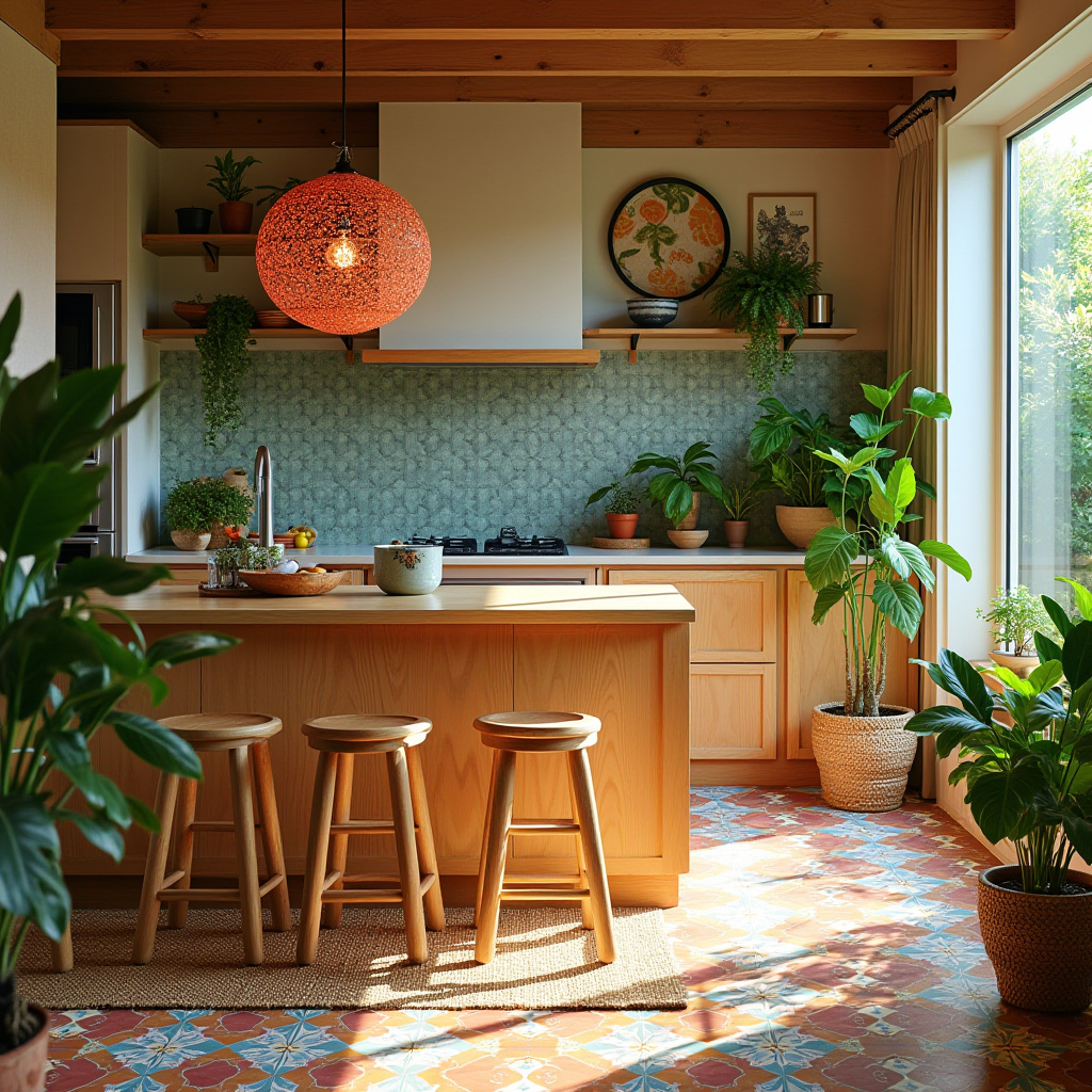 boho kitchen island pendant light 6