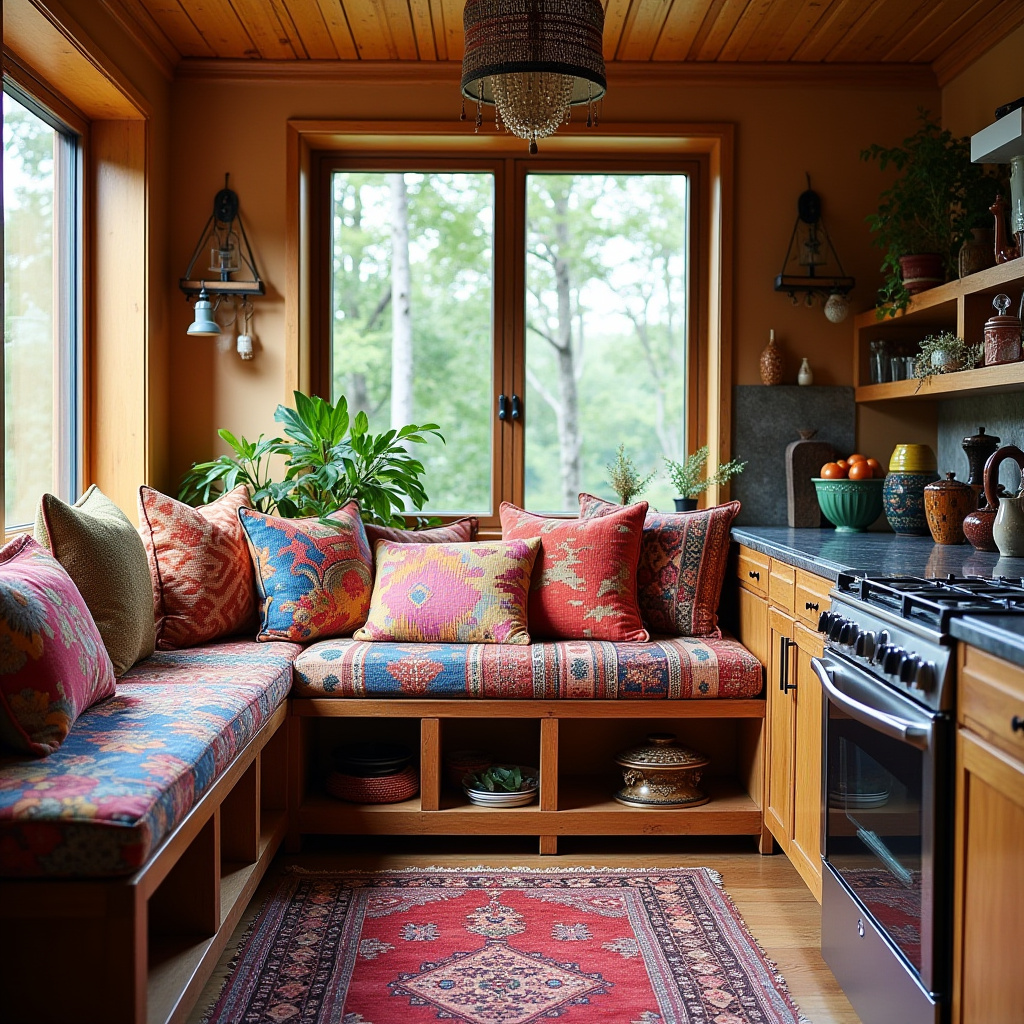 boho kitchen nook 29