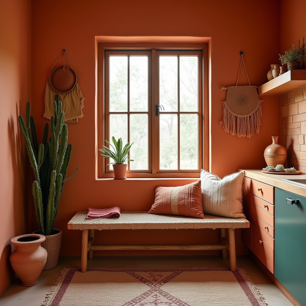 boho kitchen nook 34