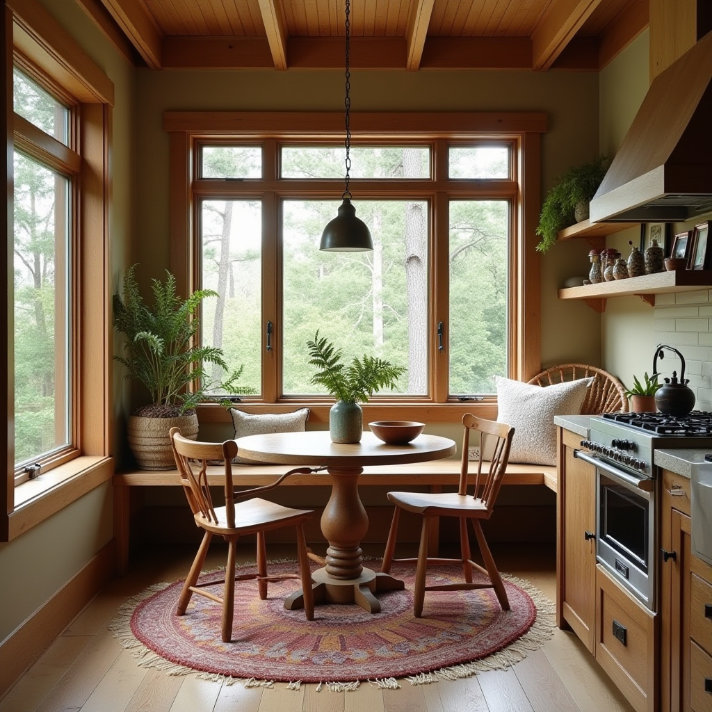 boho kitchen nook 40