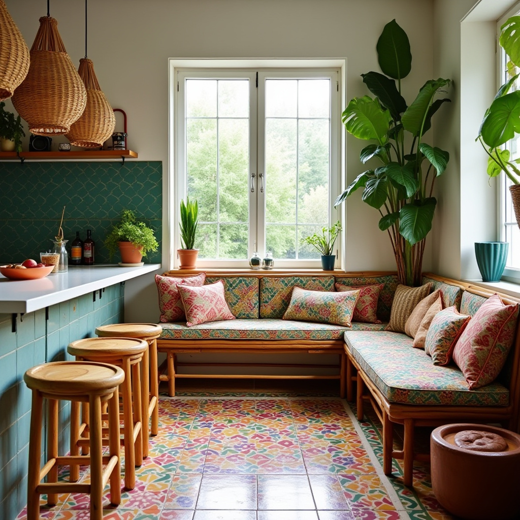 boho kitchen nook 8