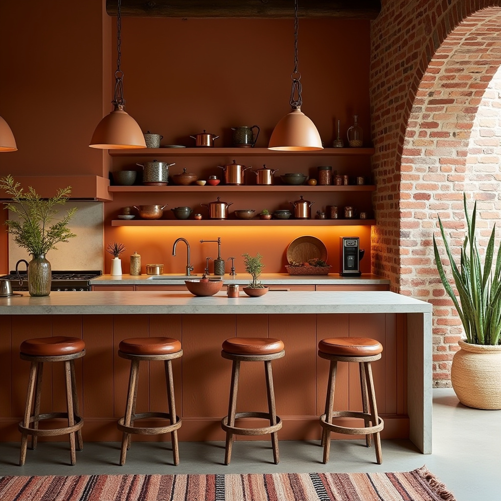 boho kitchen paint colors 10