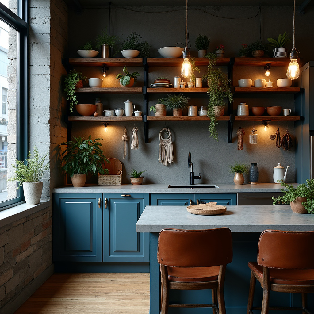 boho kitchen paint colors 14