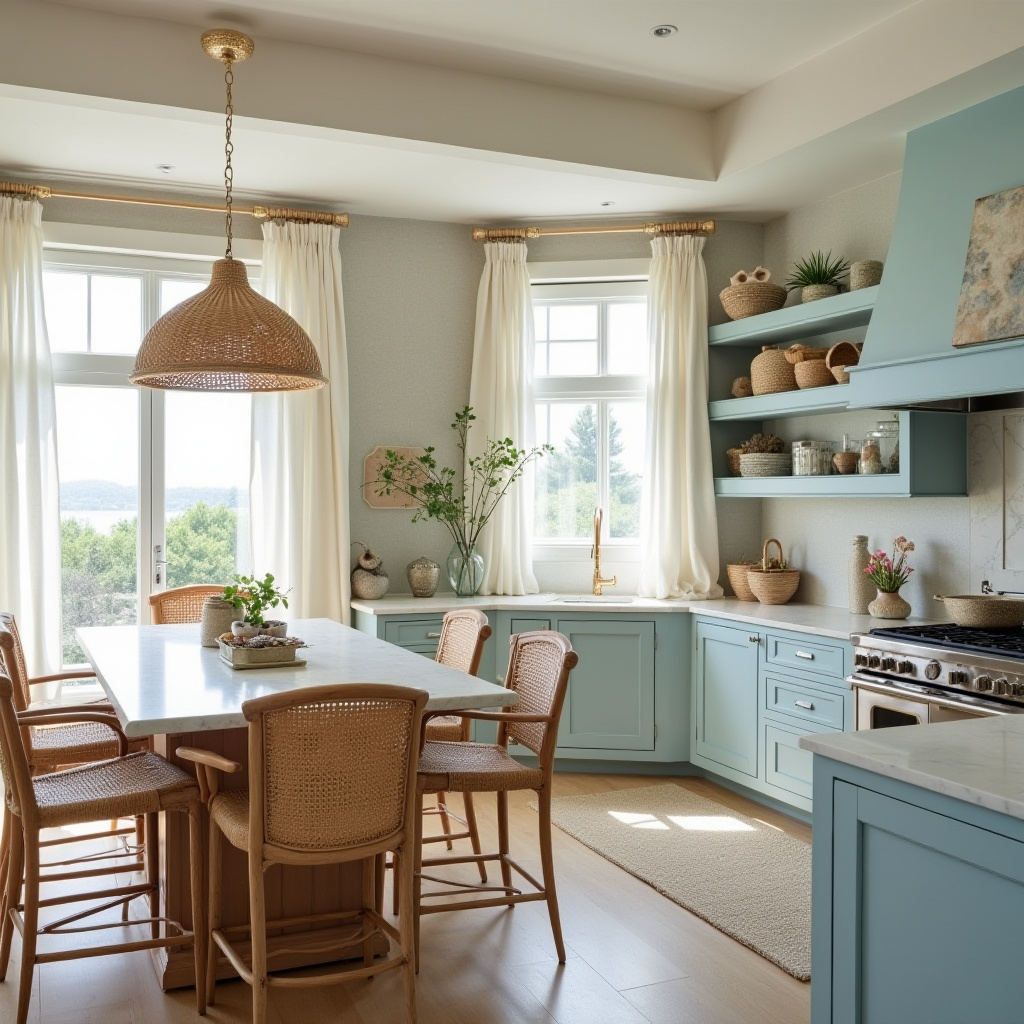 boho kitchen paint colors 16
