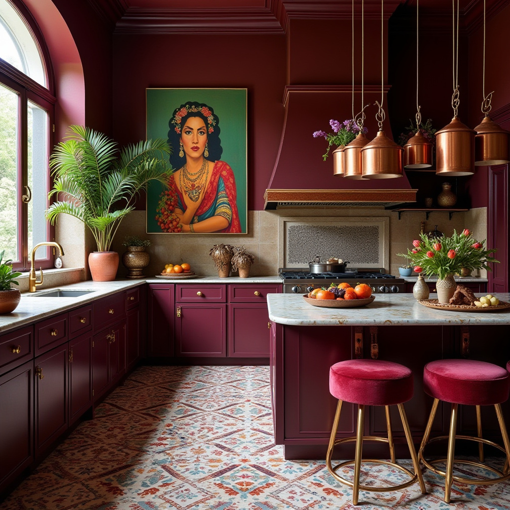 boho kitchen paint colors 18