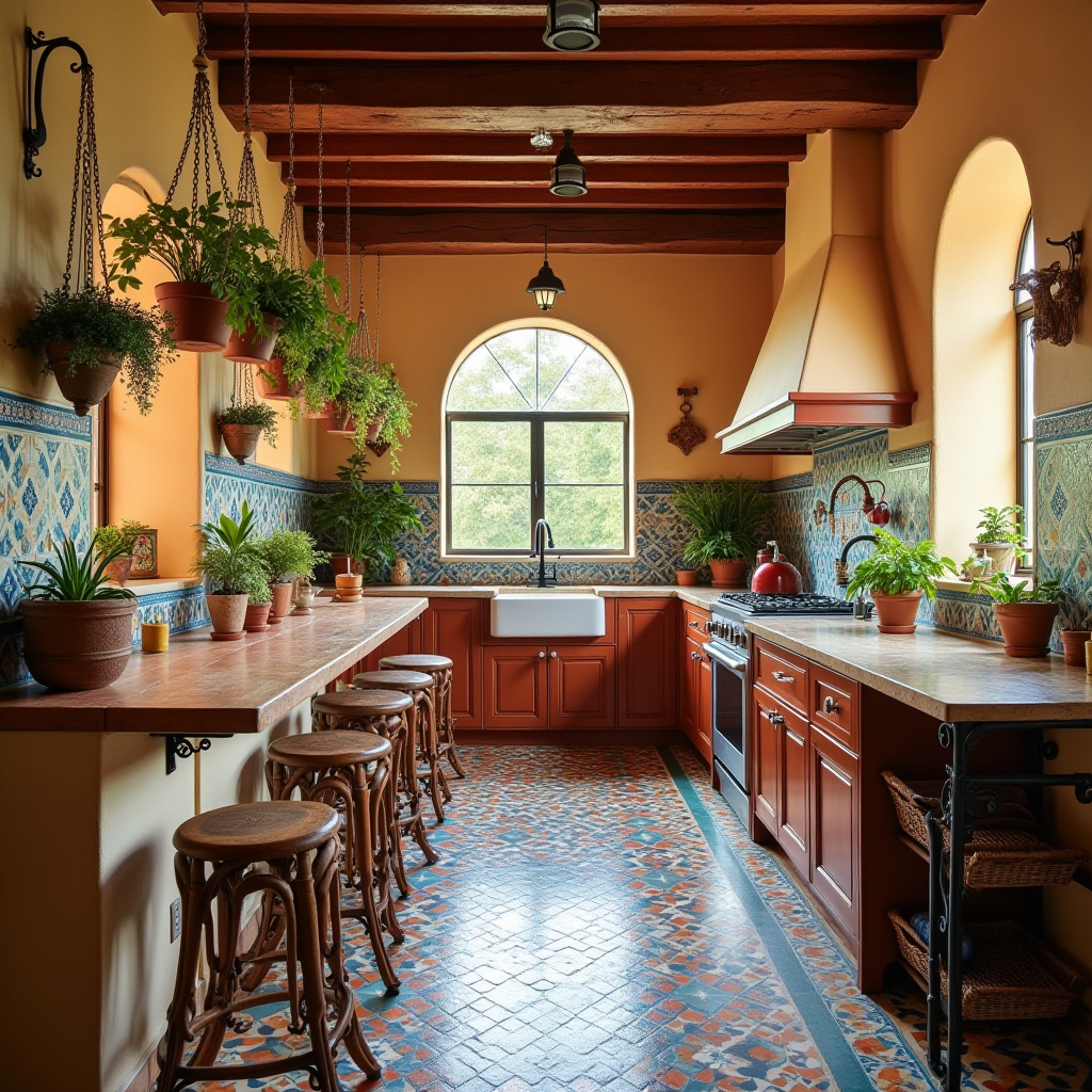 boho kitchen paint colors 21
