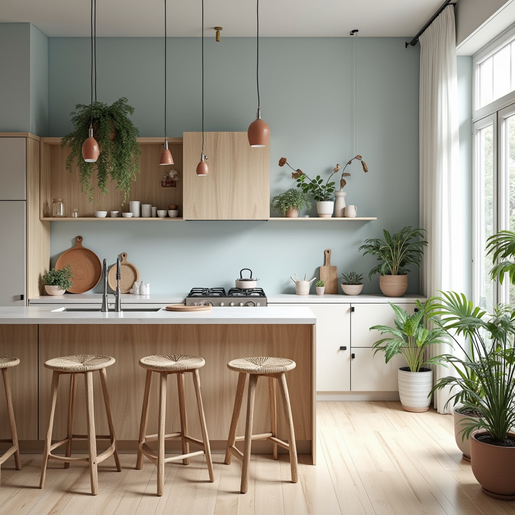 boho kitchen paint colors 25
