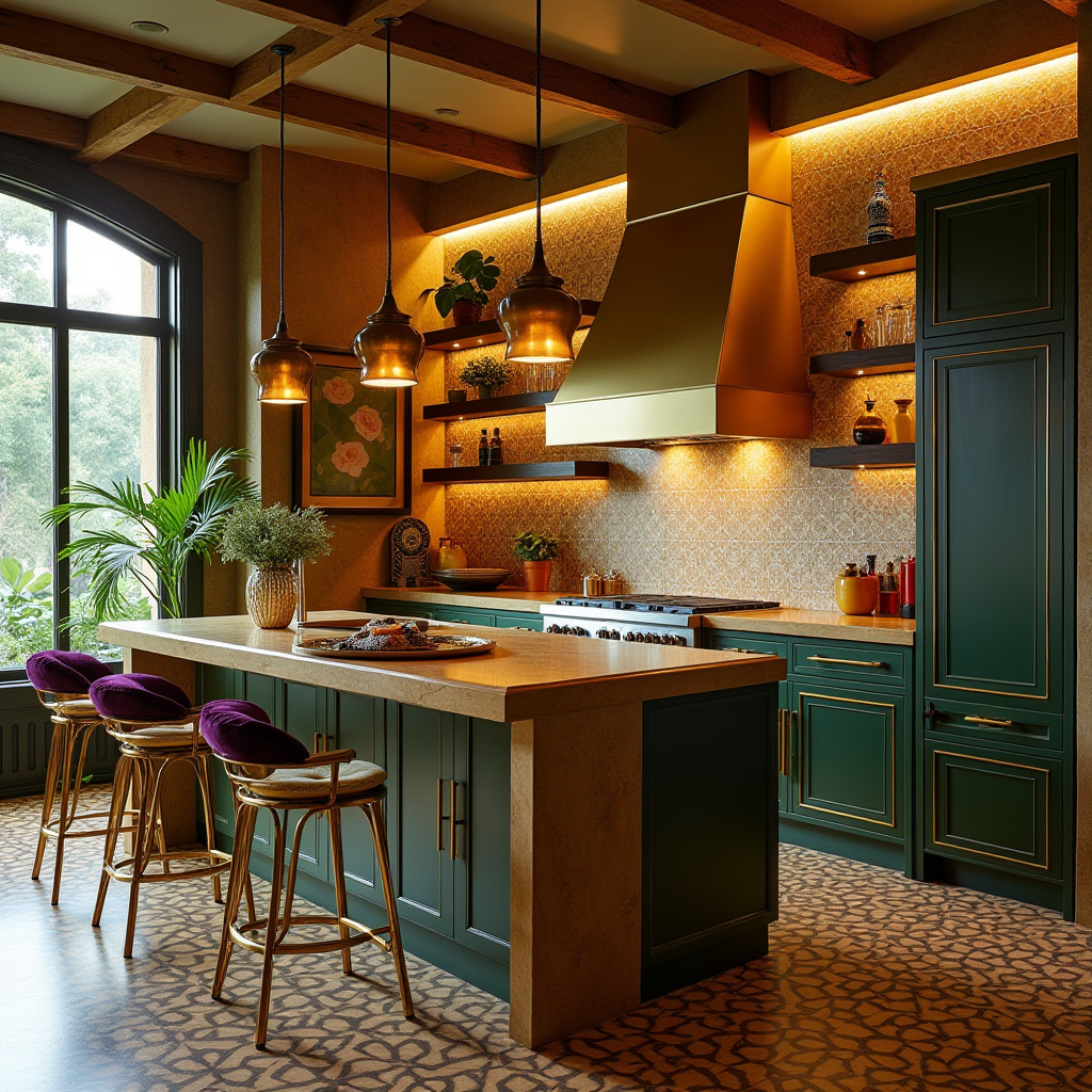 boho kitchen paint colors 29