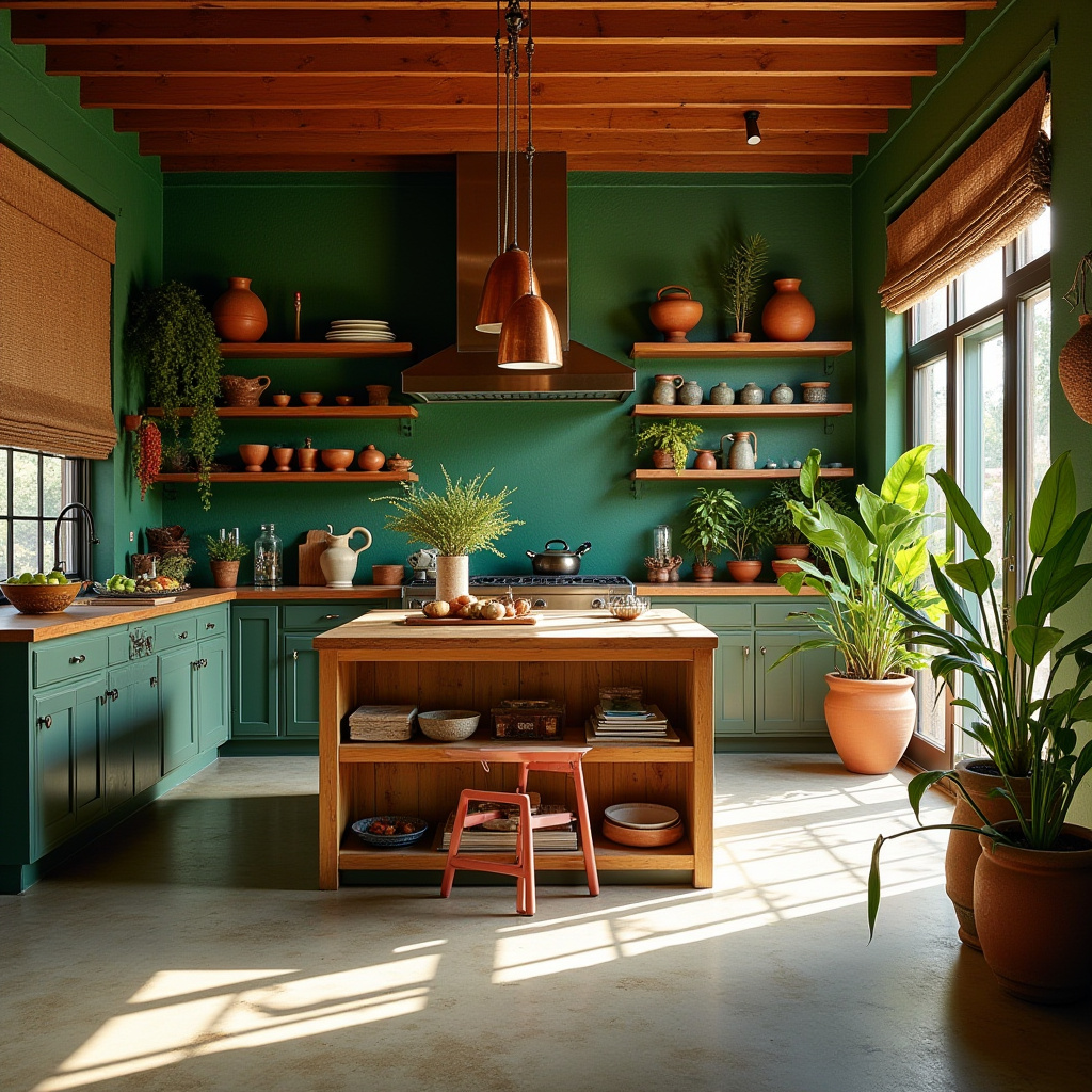 boho kitchen paint colors 3