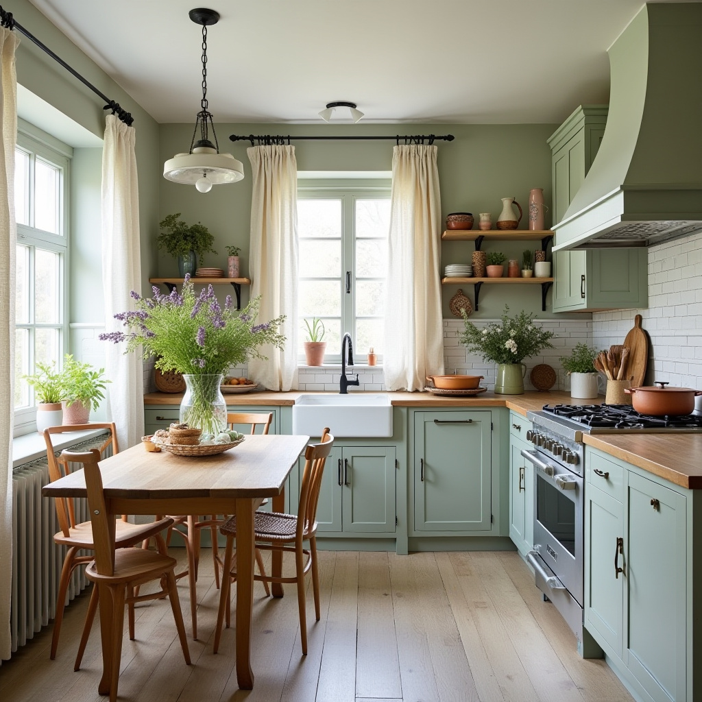 boho kitchen paint colors 32