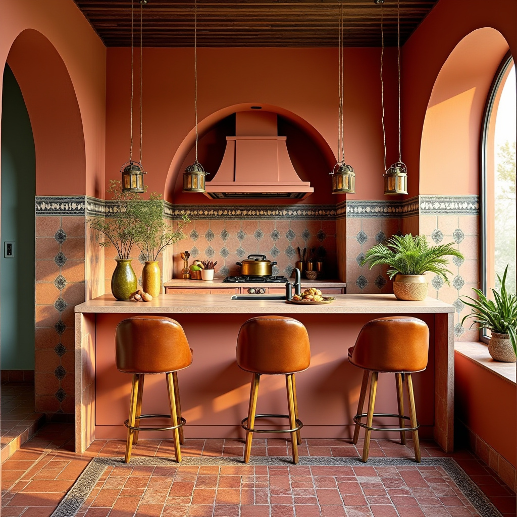 boho kitchen paint colors 35