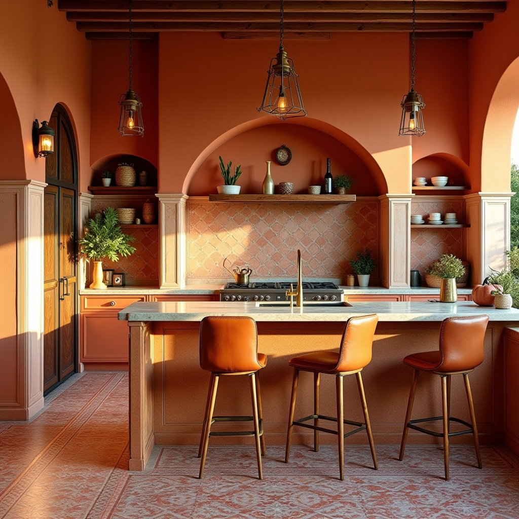 boho kitchen paint colors 36