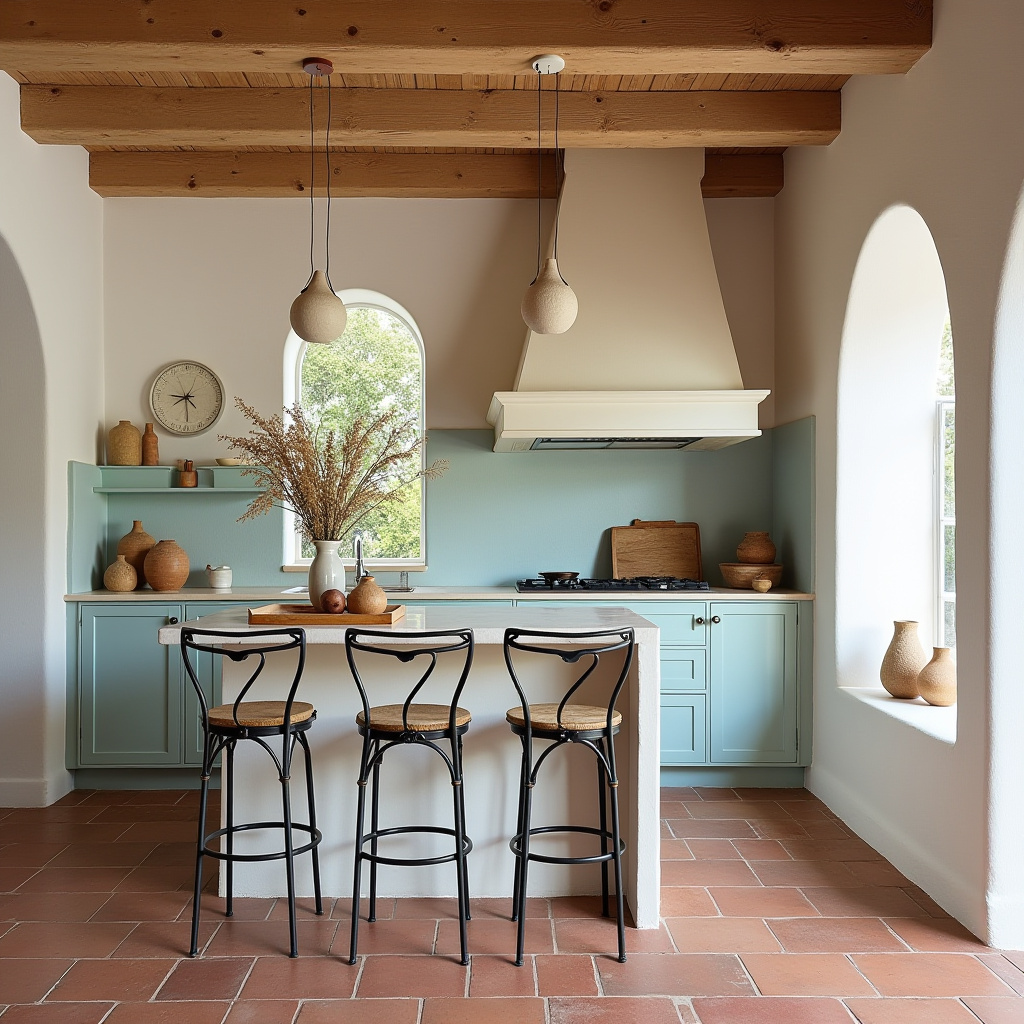 boho kitchen paint colors 40