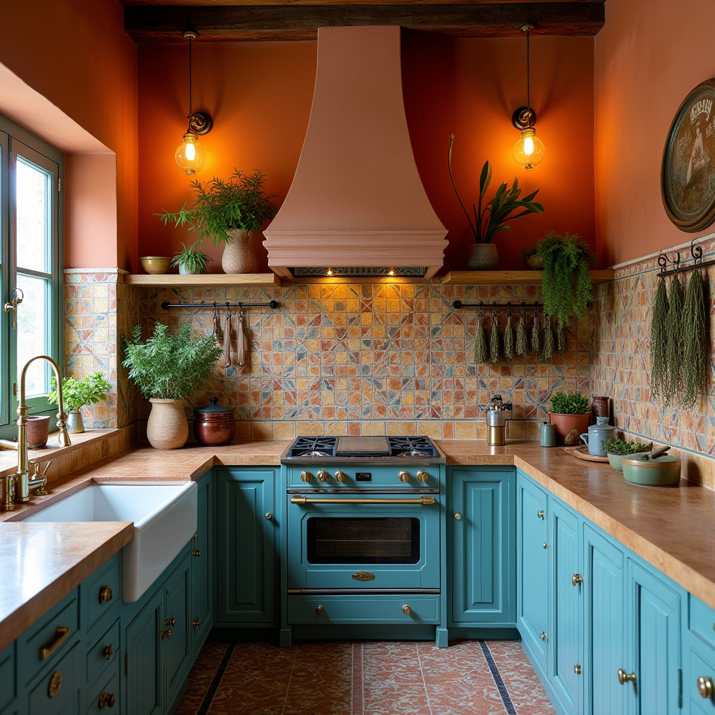 boho kitchen paint colors 6