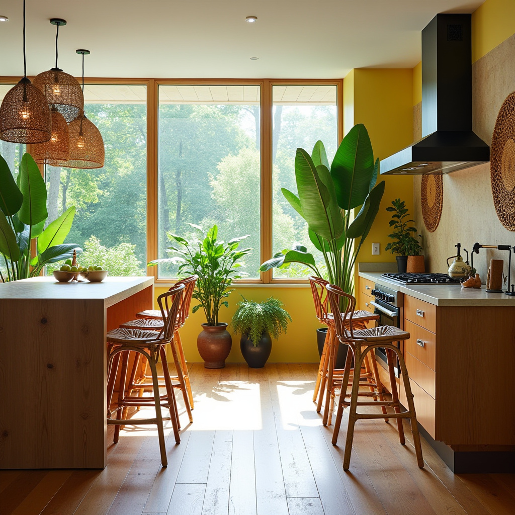 boho kitchen paint colors 7