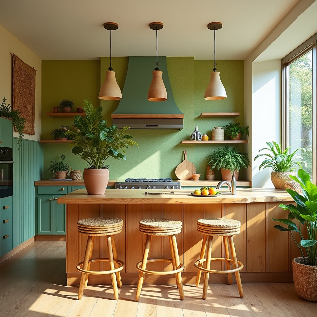 boho kitchen paint colors 8