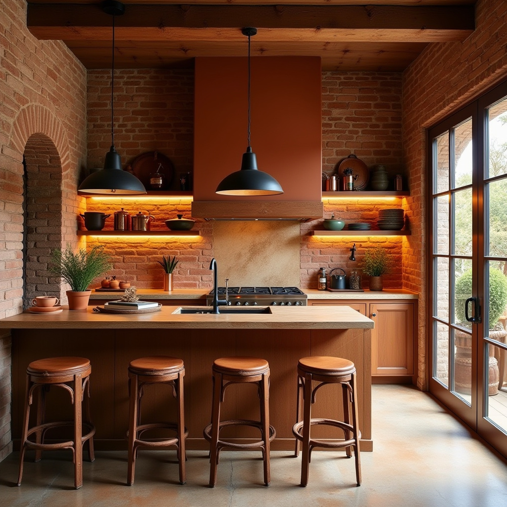 boho kitchen paint colors 9