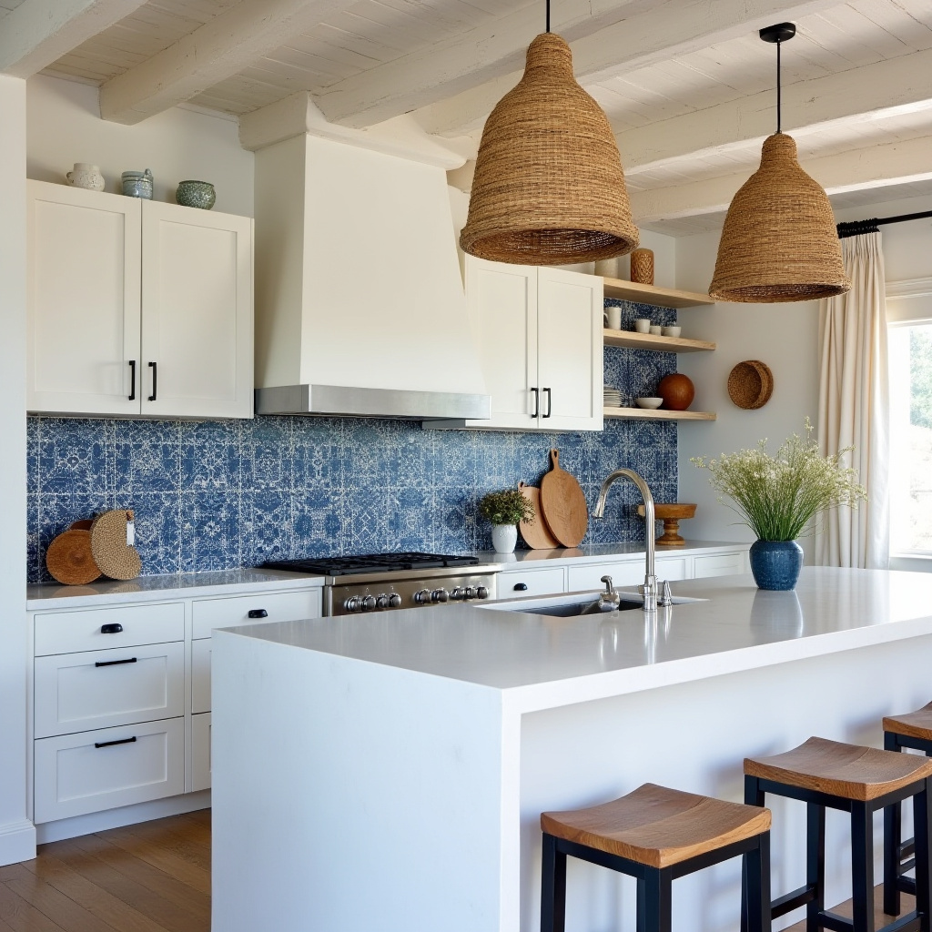 boho kitchen pendant lights 16