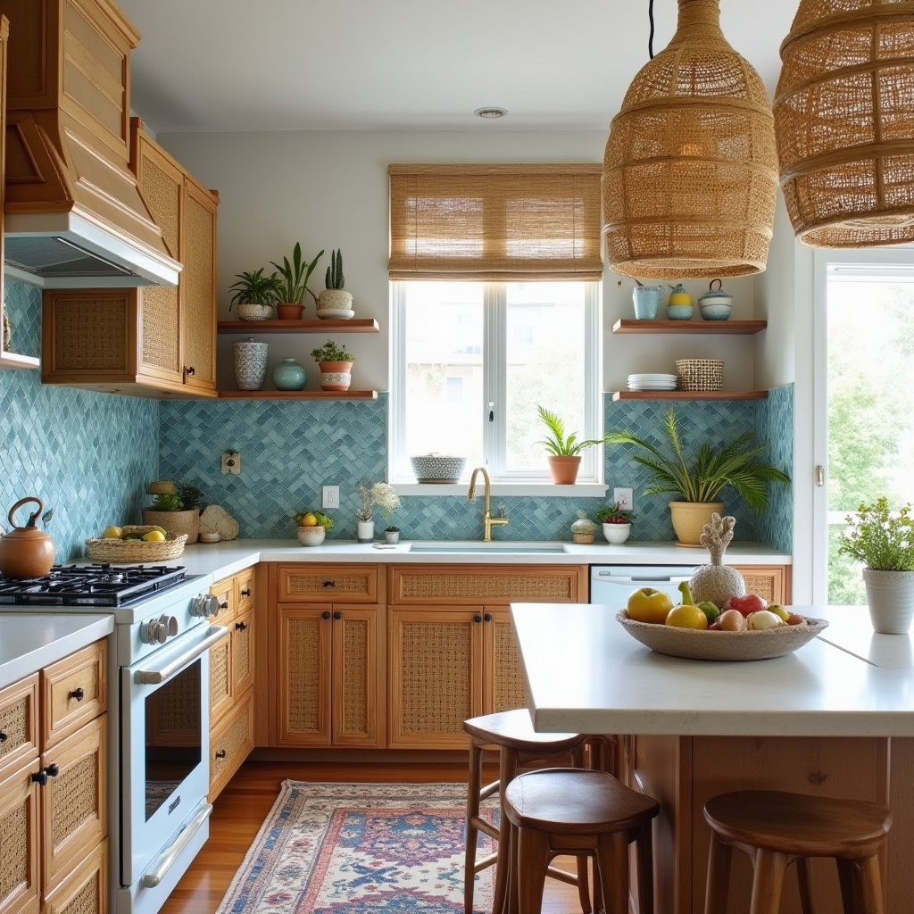 boho kitchen pendant lights 34