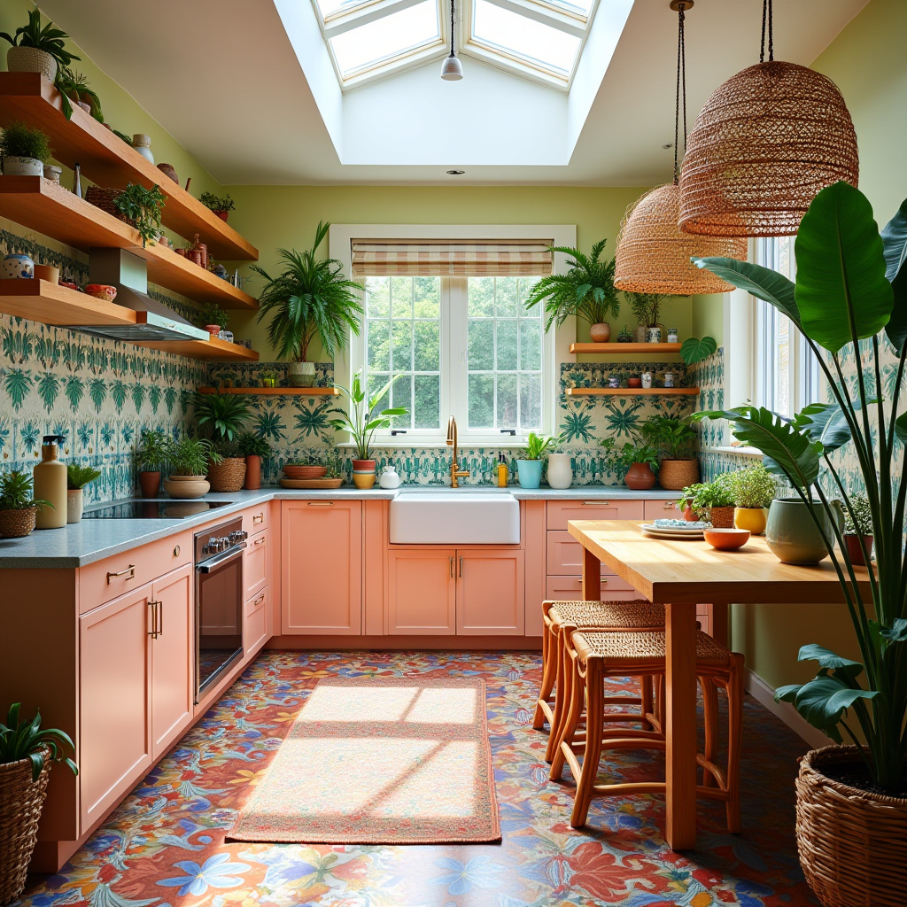 boho kitchen remodel 24