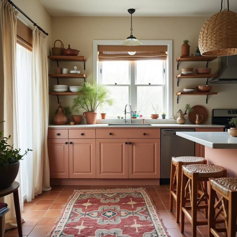 boho kitchen rug 1