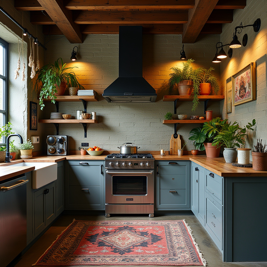 boho kitchen rug 13