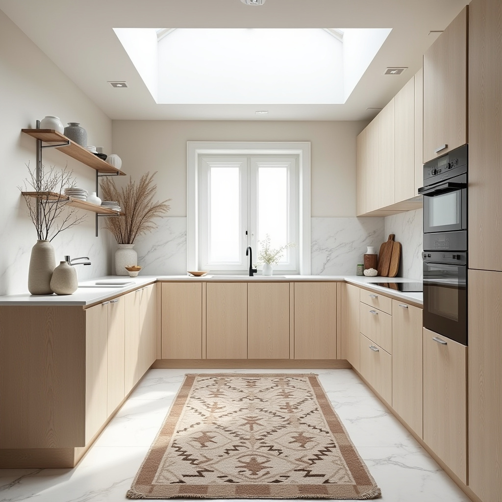 boho kitchen rug ideas 11