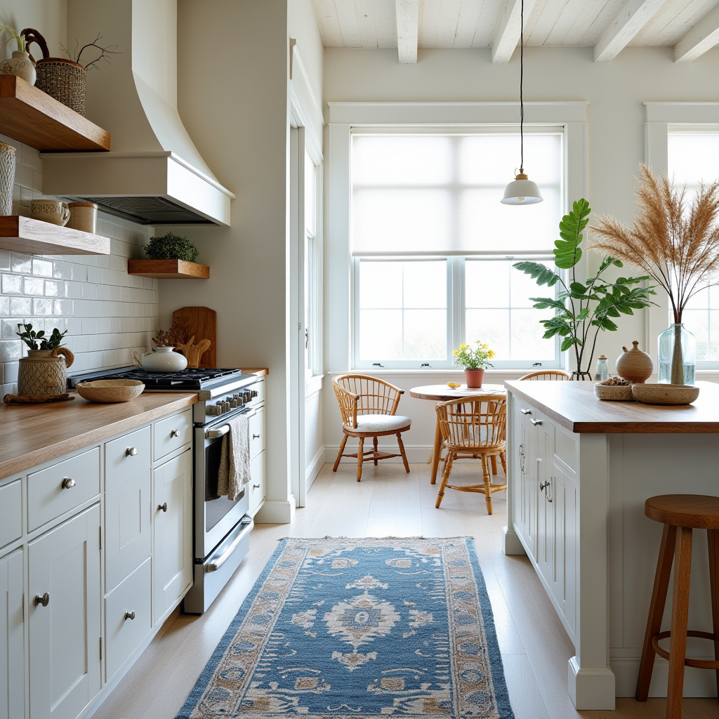 boho kitchen rug ideas 15