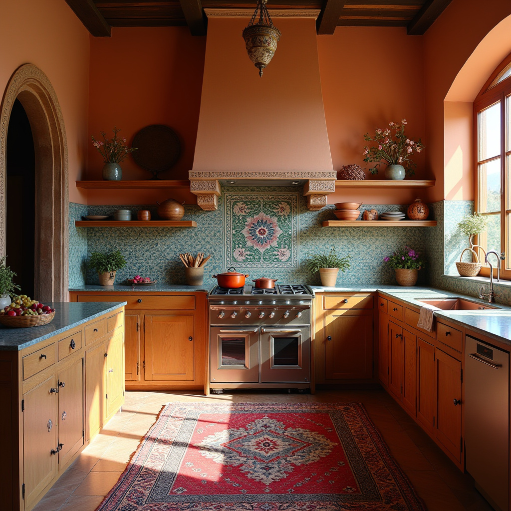 boho kitchen rug ideas 21