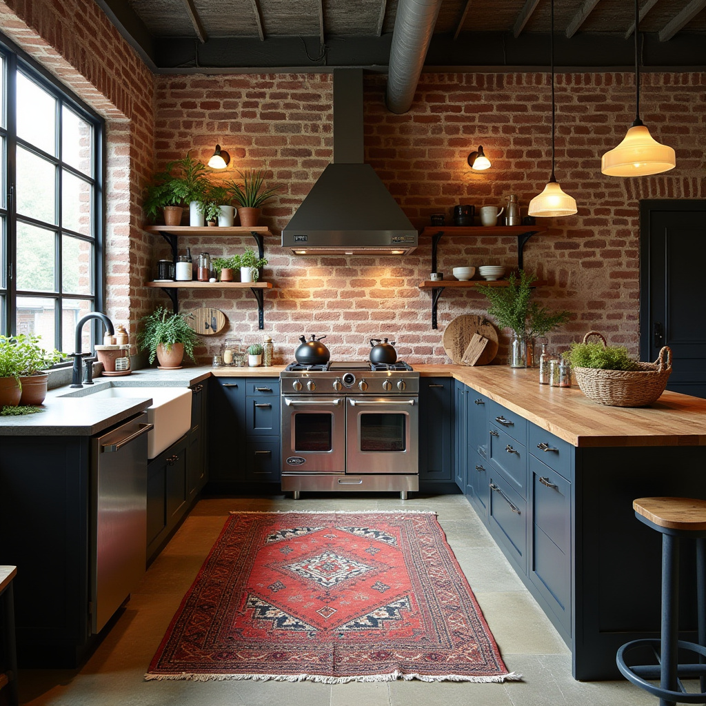 boho kitchen rug ideas 25