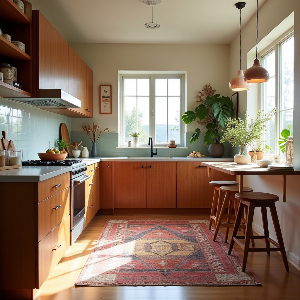 boho kitchen rug ideas 28