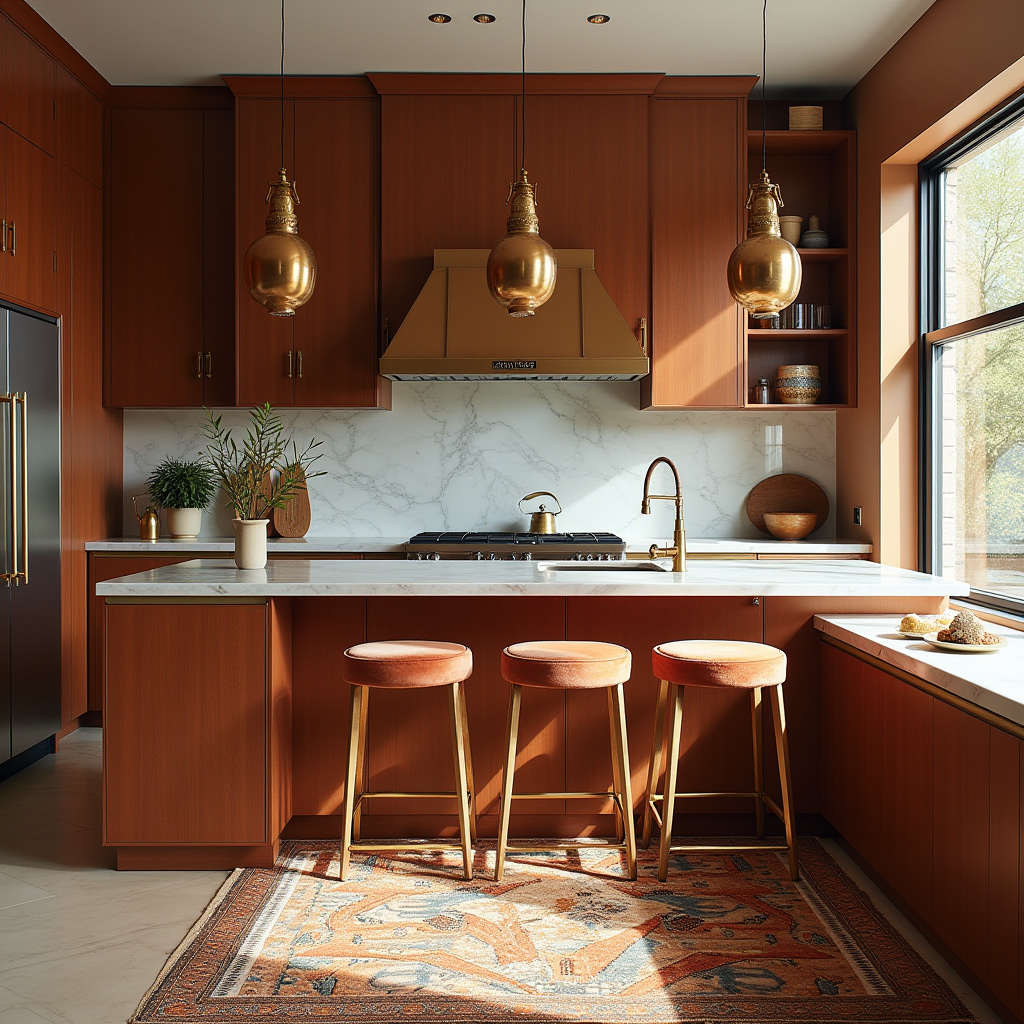 boho kitchen rug ideas 31